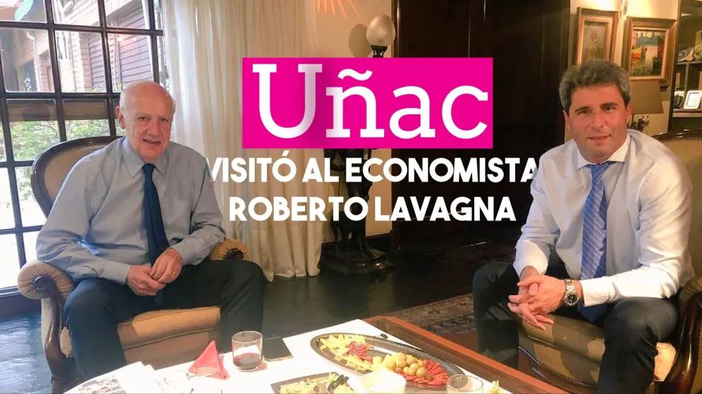 Uñac visitó al economista Roberto Lavagna