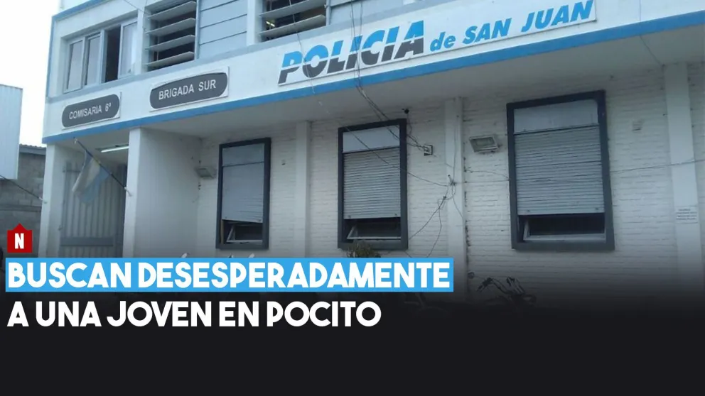 Buscan desesperadamente a una joven en Pocito