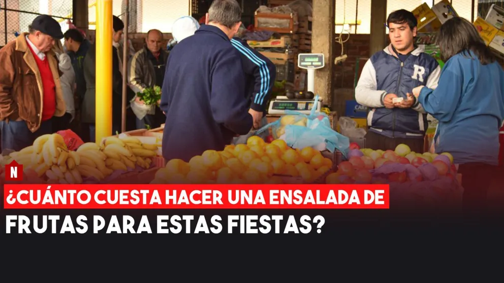 ¿Cuánto sale la ensalada de frutas para estas fiestas?