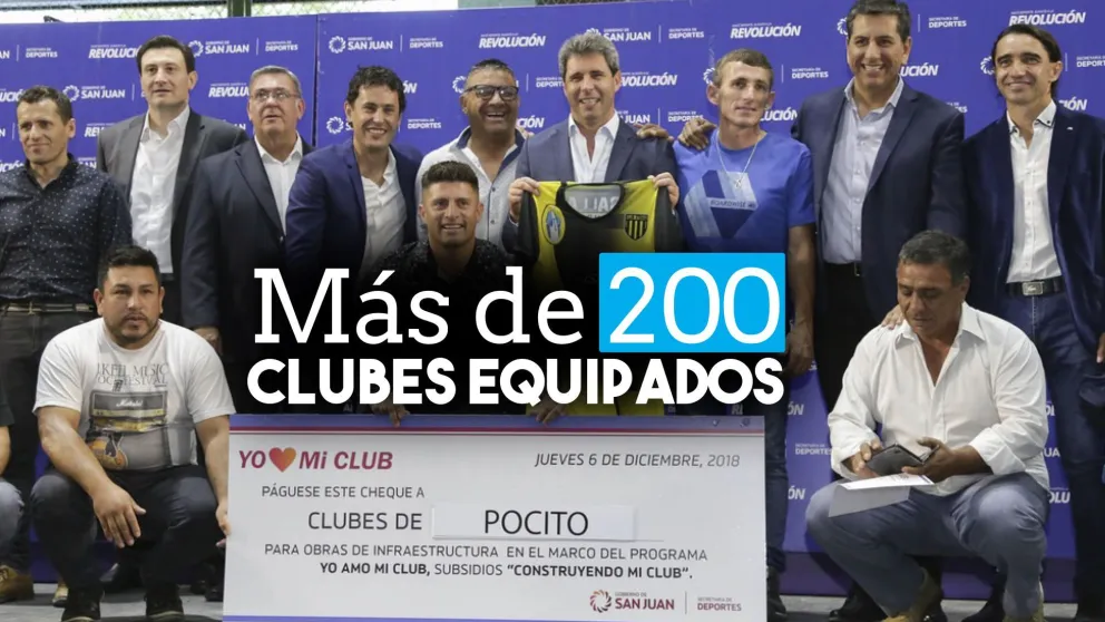 Más de 200 clubes equipados