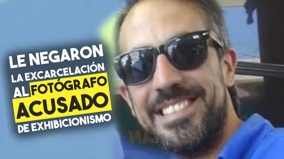 Le negaron la excarcelación al fotógrafo acusado de exhibicionismo