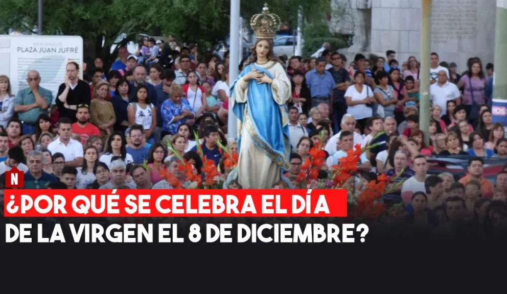 ¿Por qué se celebra el día de la Virgen el 8 de diciembre?