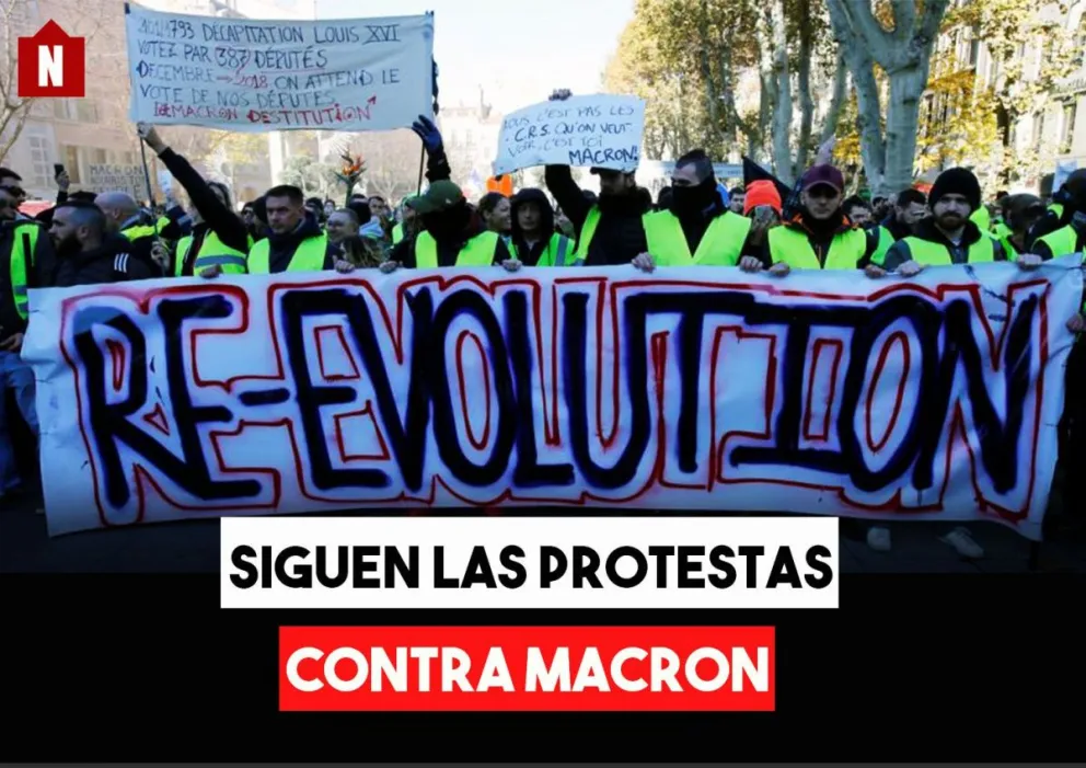 Siguen los problemas en Francia: incidentes entre la policía y los manifestantes