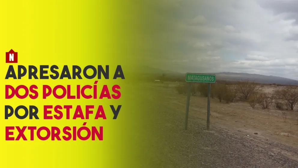 Por estafa y extorsión, caen presos dos policías y un civil