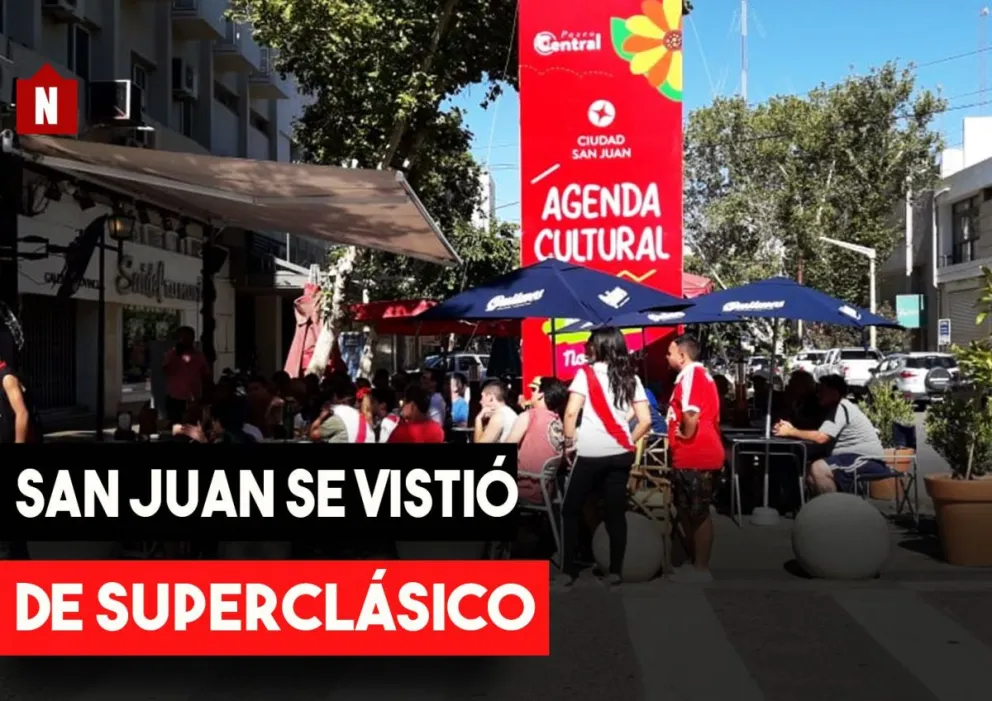 San Juan: hinchas de River y Boca bancan a sus equipos