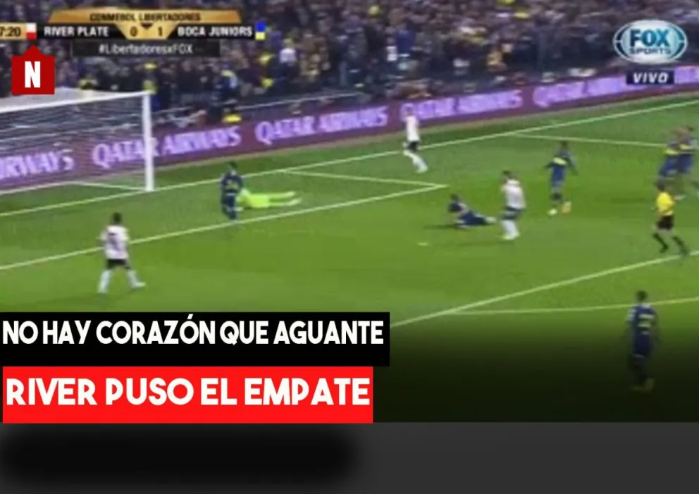 No hay corazón que aguante: River empata a Boca