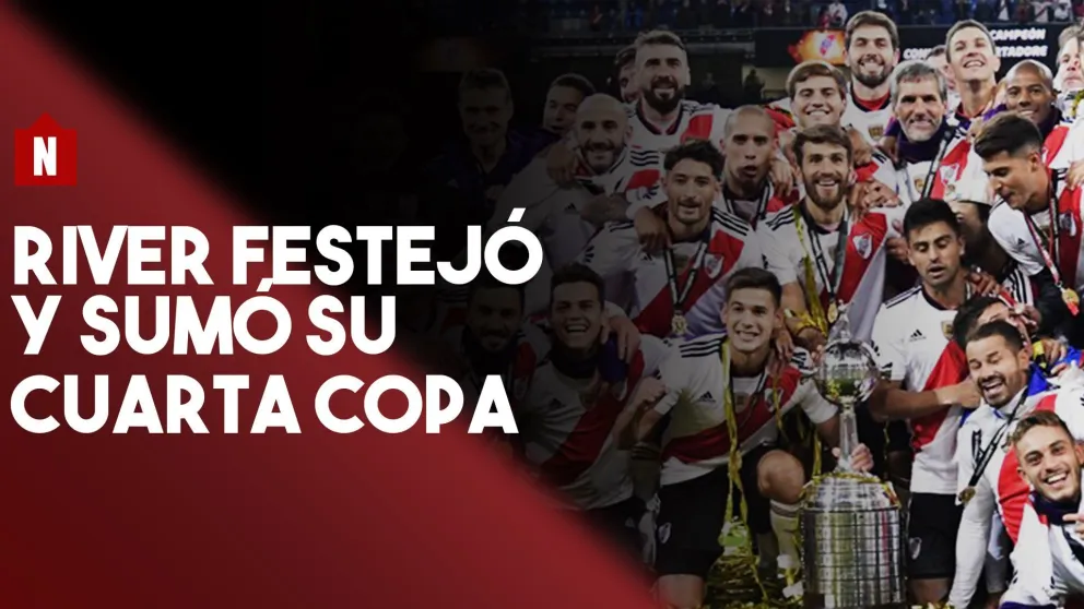 River: vuelta olímpica y copa