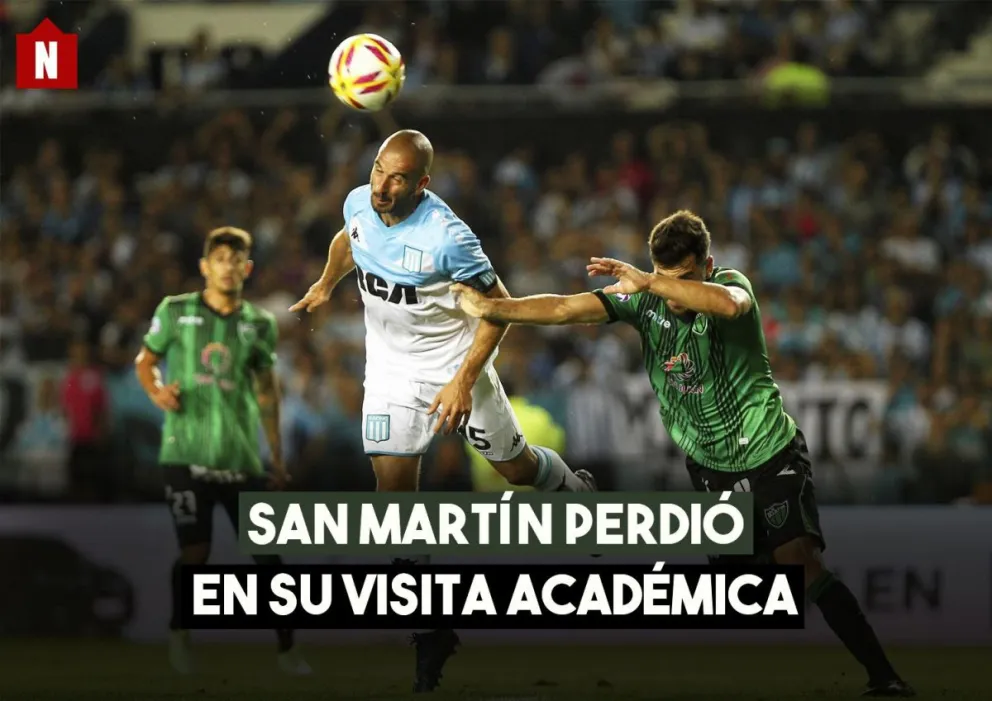 San Martín perdió en su visita académica