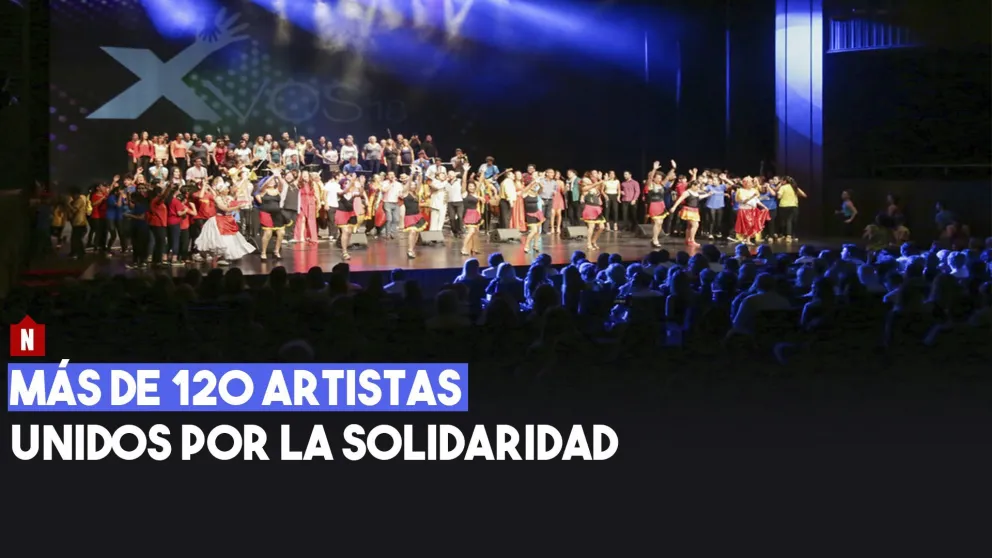 Más de 120 artistas unidos por la solidaridad