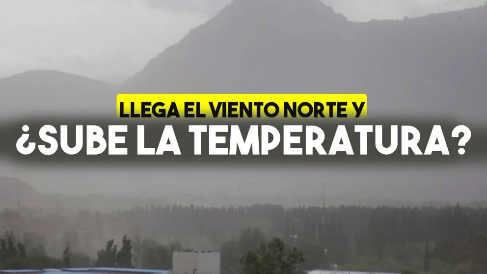 Llega el viento norte y ¿sube la temperatura?