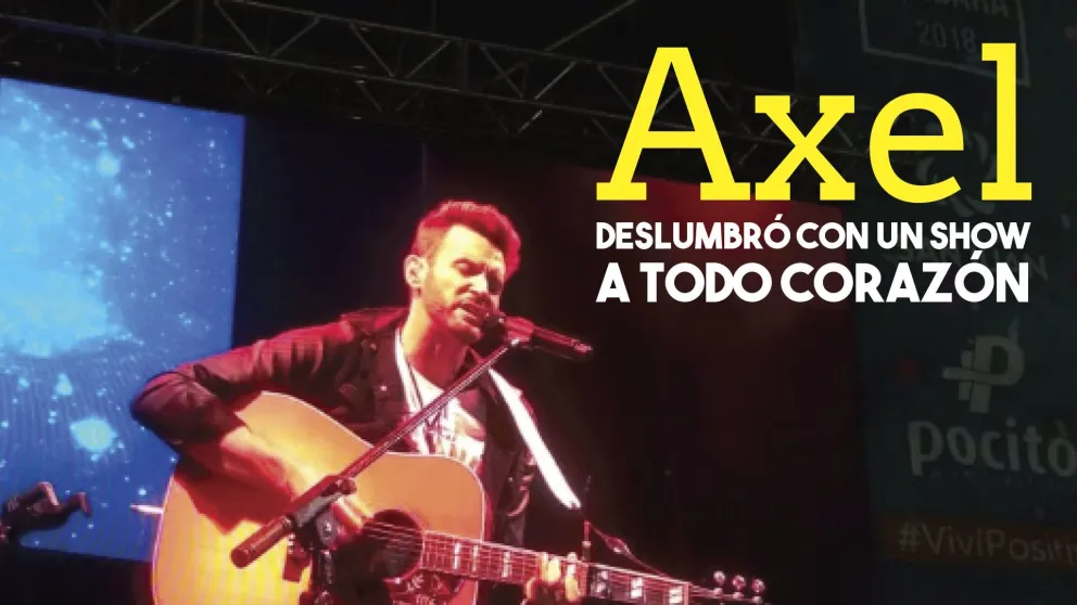 Axel enamoró a todo San Juan