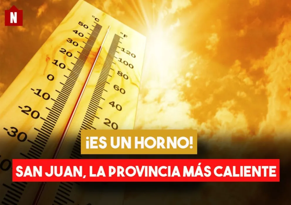 San Juan lidera el ranking de provincias más calientes