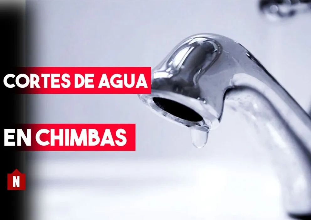 Habrá cortes de agua en Chimbas