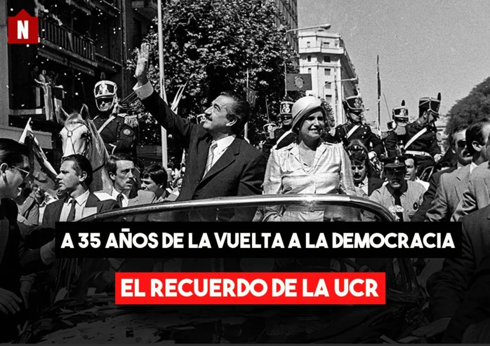 A 35 años de la vuelta a la Democracia, el recuerdo de la UCR San Juan