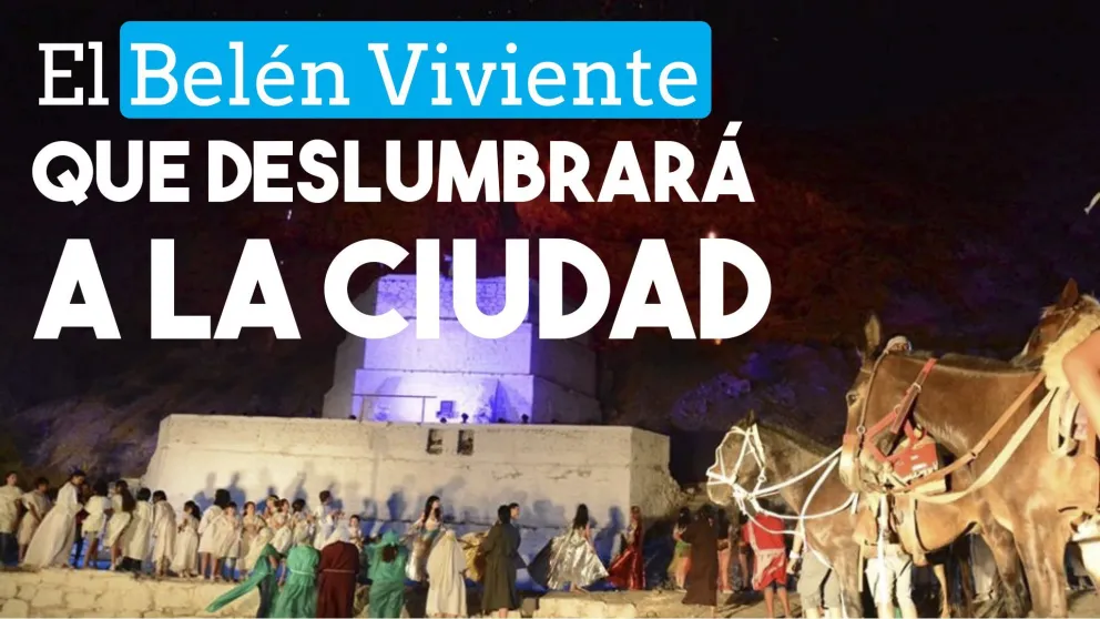 El Belén viviente que deslumbrará a la ciudad