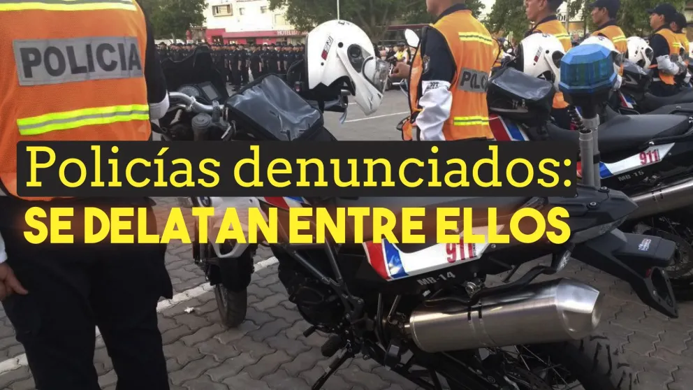 Policías denunciados: se delatan entre ellos