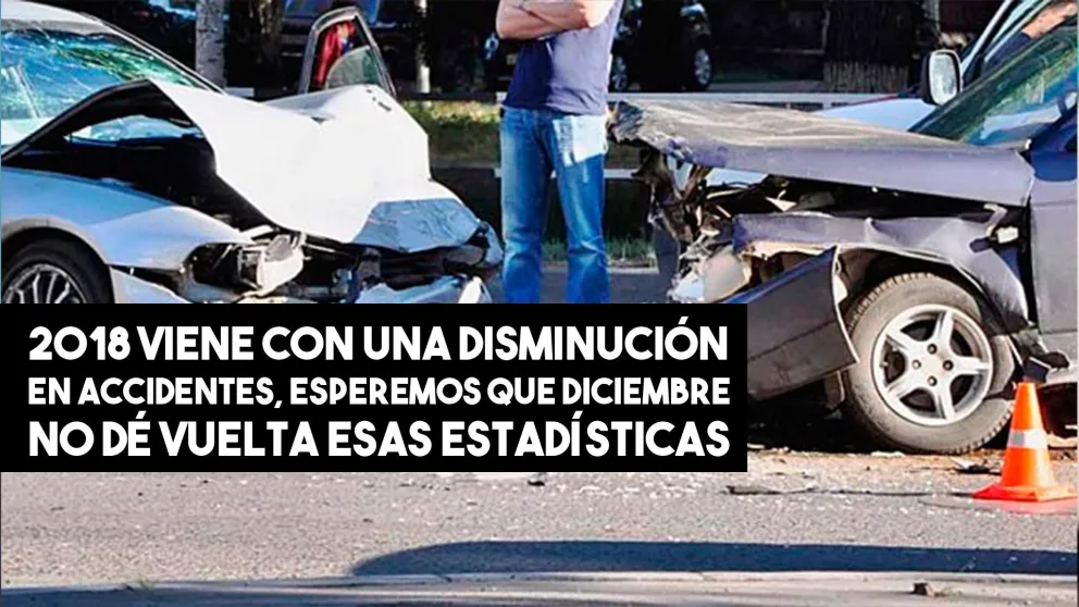 Los accidentes de tránsito vienen en disminución