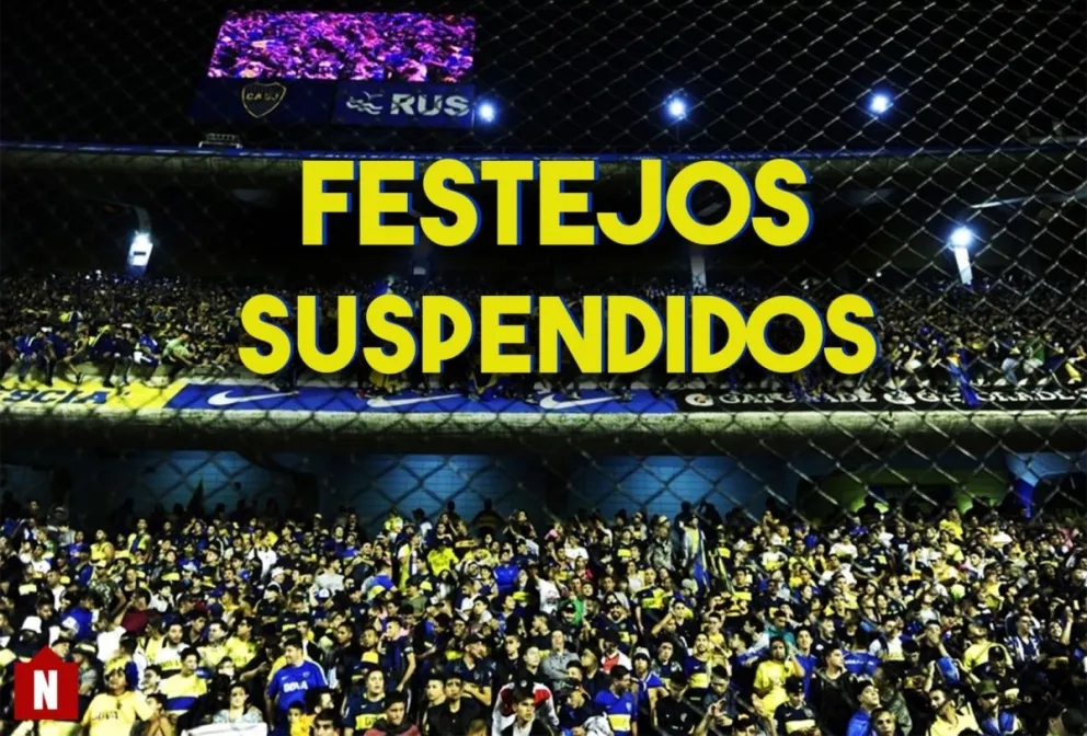 El festejo no estará en Boca de nadie