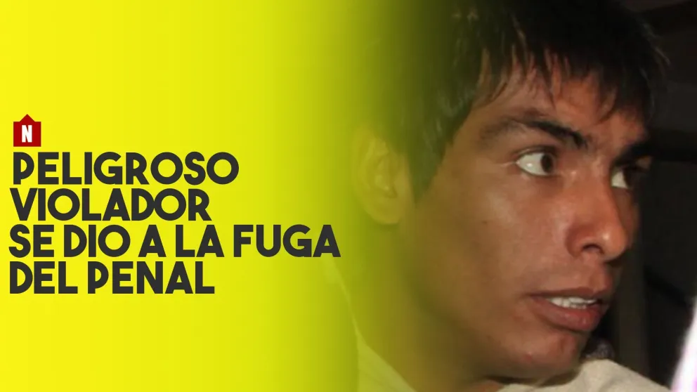 Un peligroso violador se fugó del penal