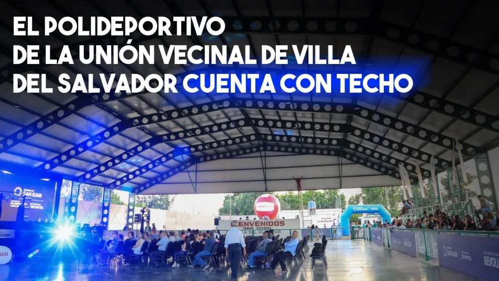 El polideportivo de la Unión Vecinal de Villa del Salvador cuenta con techo