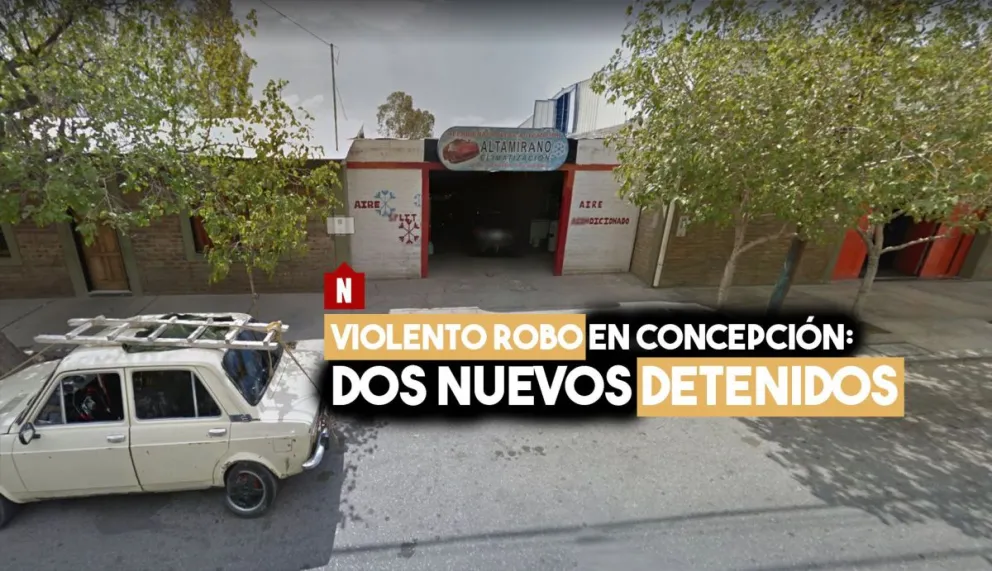 Robo violento en Concepción: las cámaras de seguridad, clave para la detención dos sospechosos más