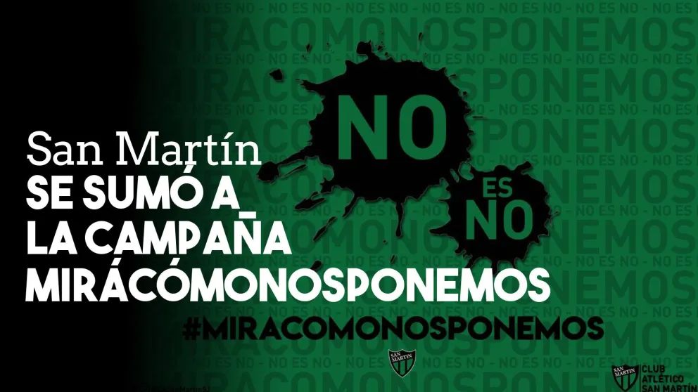 San Martín se sumó a la campaña MiráCómoNosPonemos