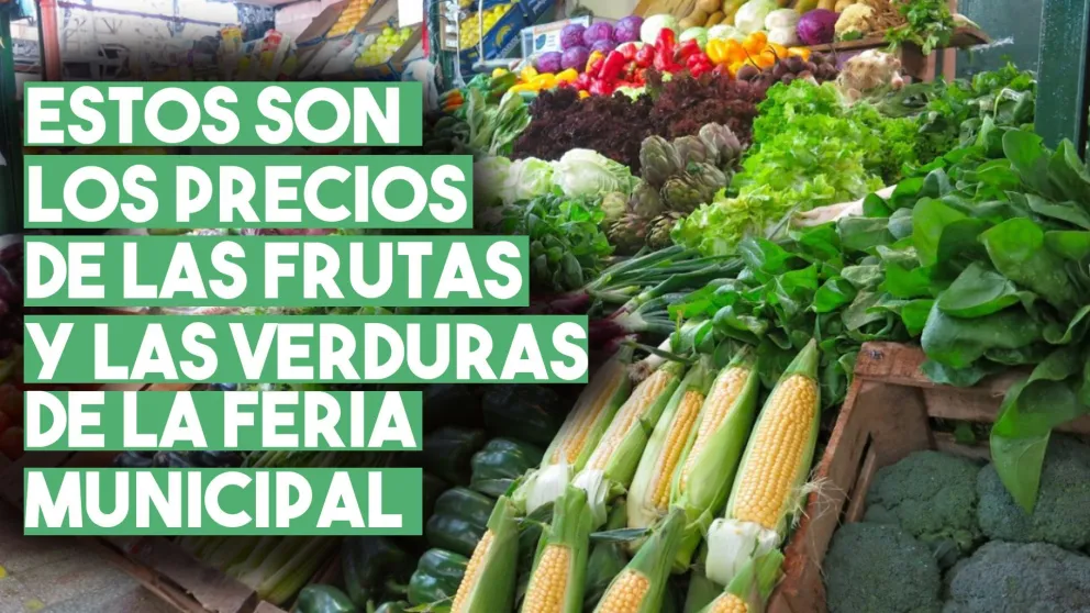 Estos son los precios de las frutas y las verduras de la Feria Municipal