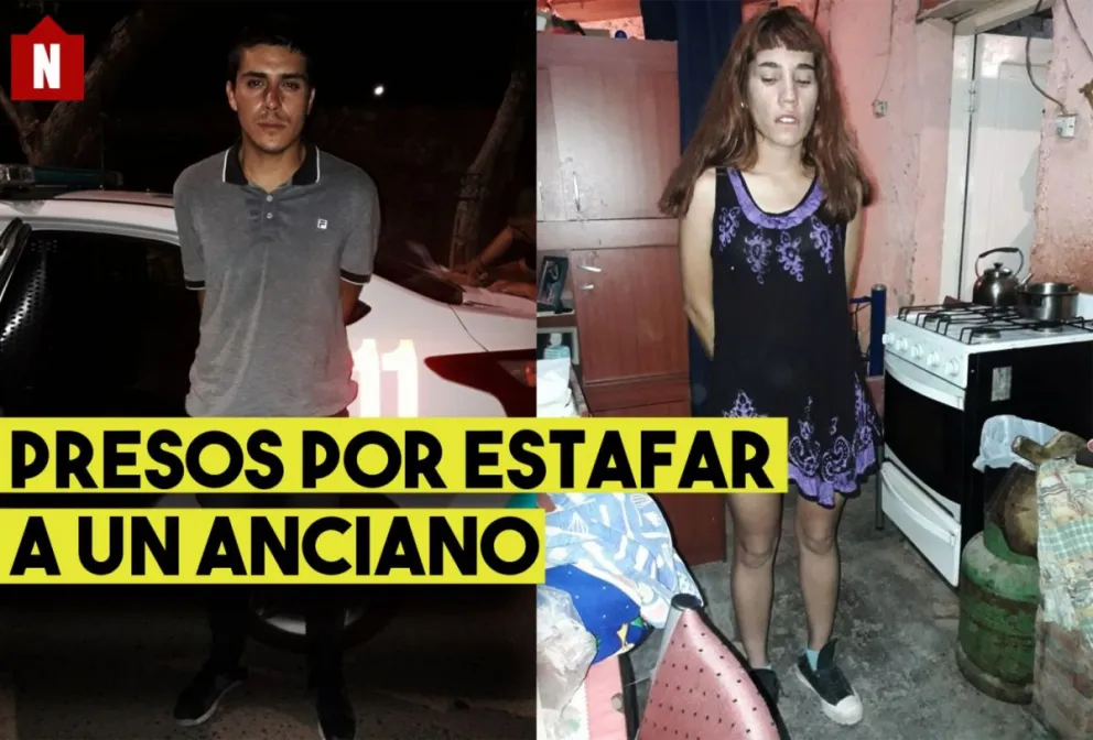 Dos jóvenes estafaron a un anciano