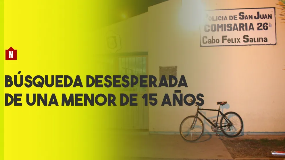 Buscan intensamente a una menor de 15 años