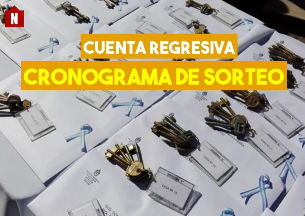 Sorteo de la casa propia: conocé cuál es el cronograma por día