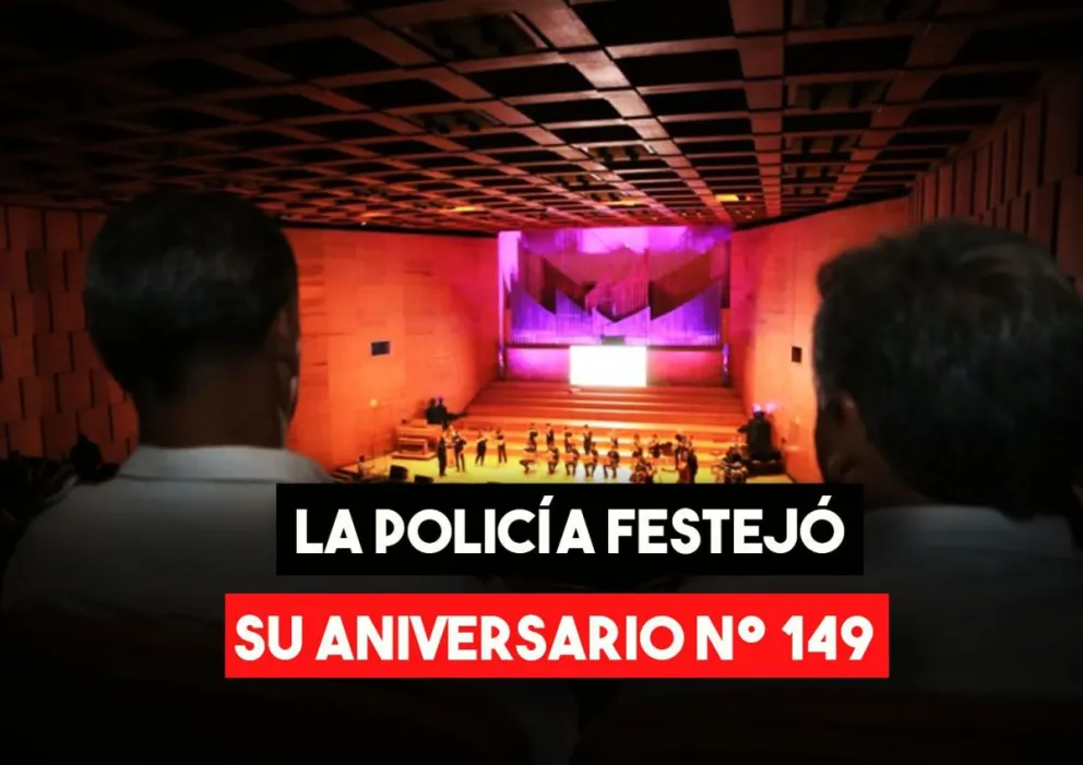 La Policía cumplió 149 años y los celebró con una gala musical