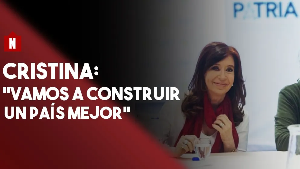 Cristina Fernández le habló a sus militantes: "Vamos a construir un país mejor"