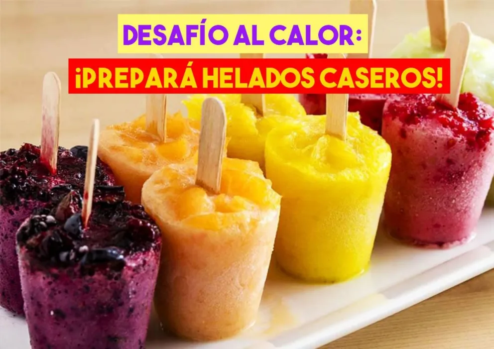 ¡Aprendé a hacer helado casero!