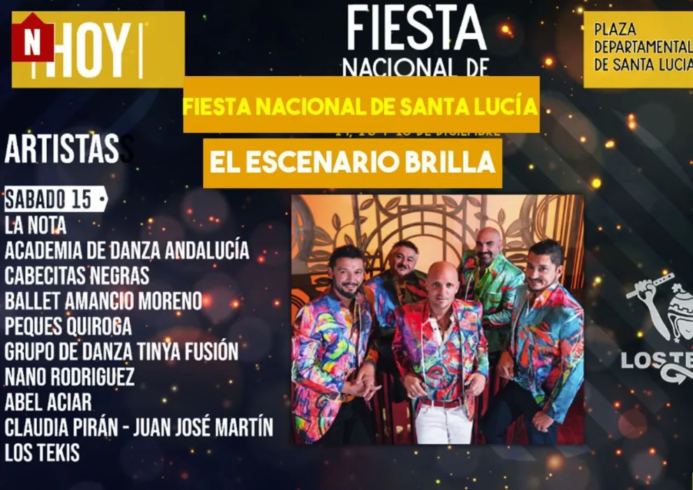 Santa Lucía le da la bienvenida a Los Tekis