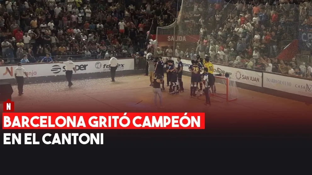 Barcelona gritó campeón en San Juan