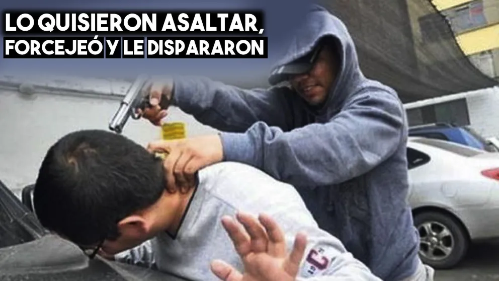 Le quisieron robar y lo dejaron hospitalizado
