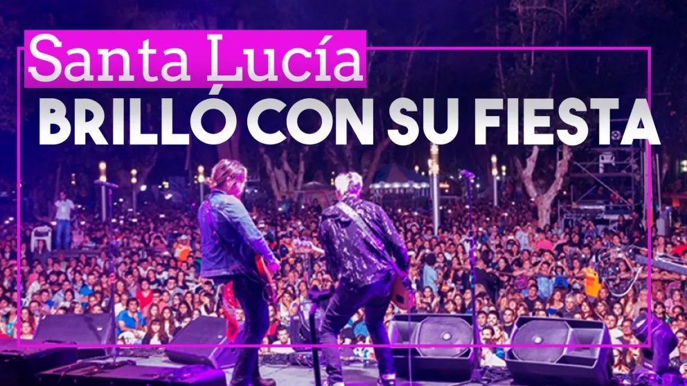 Santa Lucía brilló con su fiesta