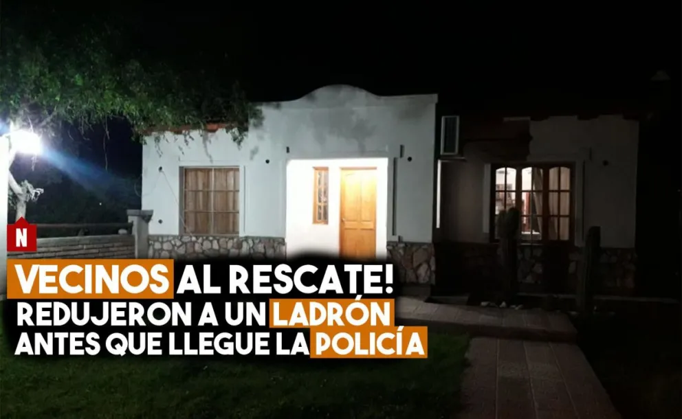 Se robó un televisor pero lo atraparon los vecinos
