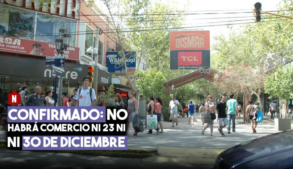 Finalmente, el comercio no abre ni el 23 ni el 30