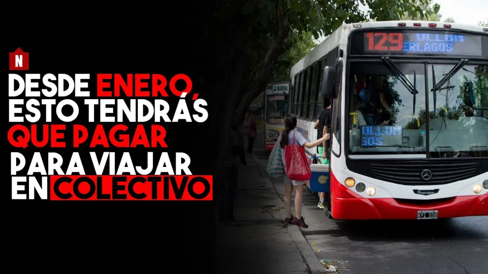 Confirmado, a partir de enero, estos serán los precios de los boletos