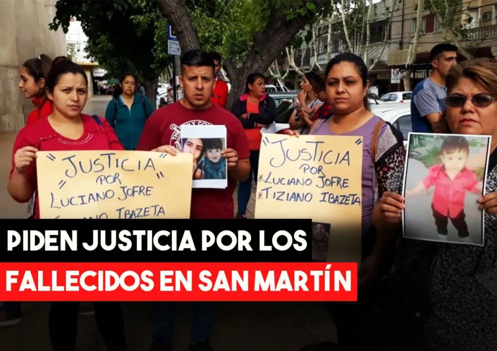 Piden justicia por los chicos de San Martín