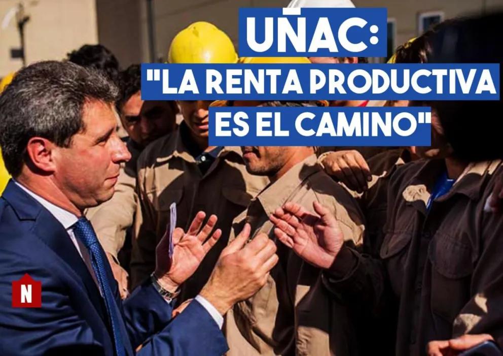 Uñac: "La renta productiva es el camino"
