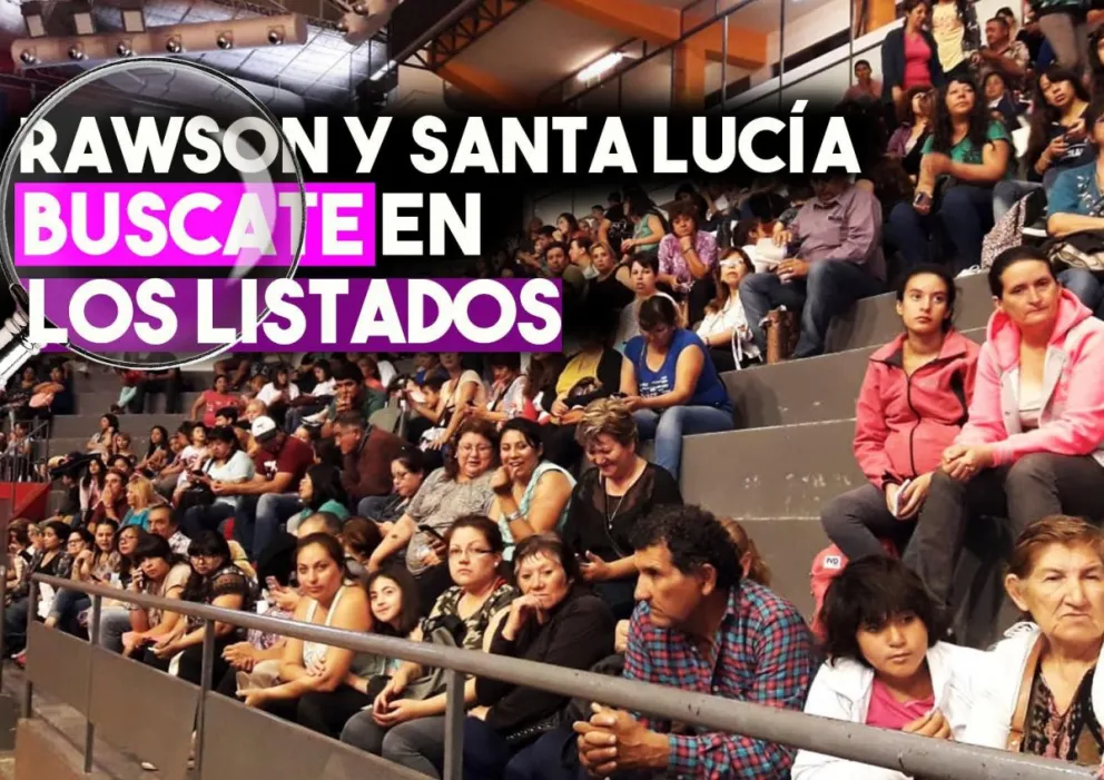 Conocé a los ganadores del sorteo de Rawson y Santa Lucía