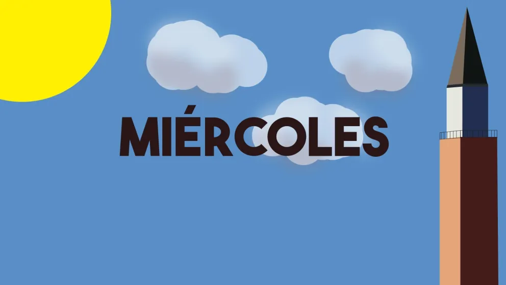 Otro miércoles semi  nublado con probabilidad de tormentas