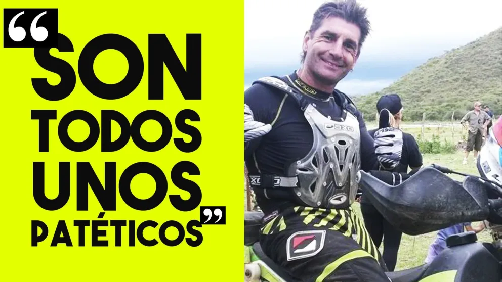 El motociclista denunciado por amenazas se defendió