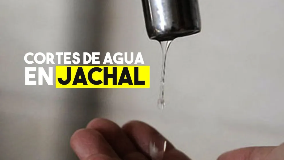 Nuevos cortes de agua en Jáchal