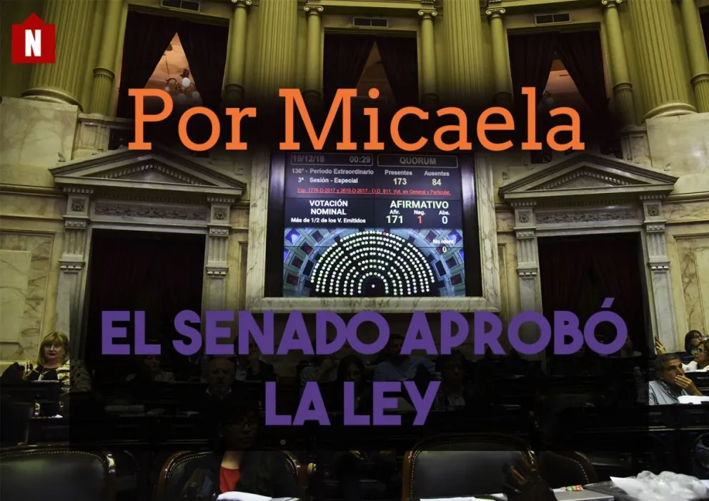 Se aprobó la Ley Micaela en el Senado