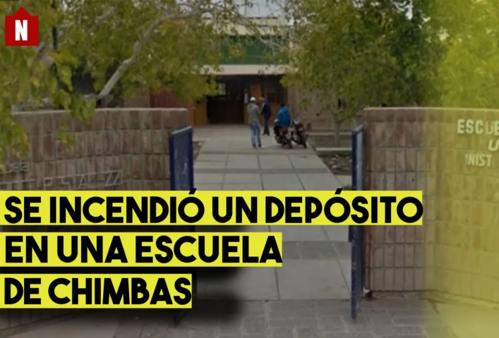 Una escuela de Chimbas se prendió fuego y aún investigan las causas