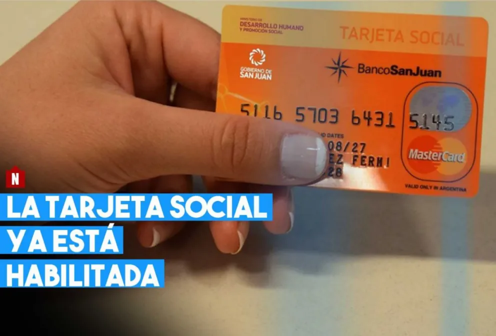 La Tarjeta Social ya está habilitada