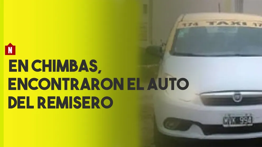 El auto del remisero fue encontrado en Chimbas